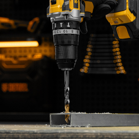 Сверло спиральное по металлу 9 x 125 мм, Р6М5, Golden Tip  Denzel