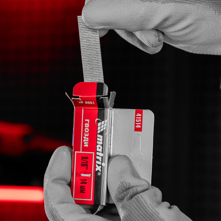 Гвозди, 14 мм, для мебельного степлера, со шляпкой, тип 300, 1000 шт Matrix цена