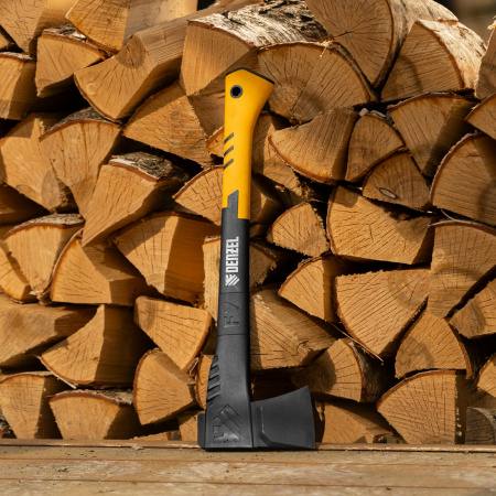 Колун, F7, 1400 гр, двухкомпонентная рукоятка, 500 мм// Denzel цена