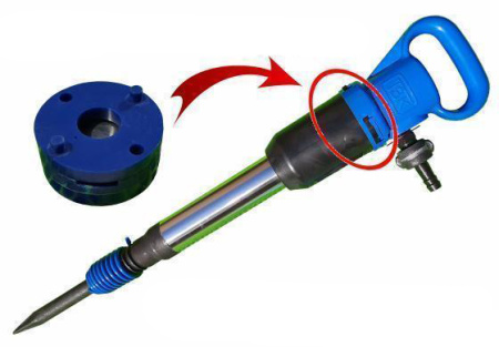 Молоток отбойный пневматический МОП-4МП одинарная рукоятка (ТЗК)