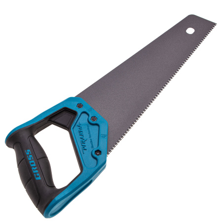 Ножовка по дереву "PIRANHA", 300 мм, 11 TPI, 3D-зуб, тефлоновое покрытие полотна, двухкомпонентная рукоятка Gross цена