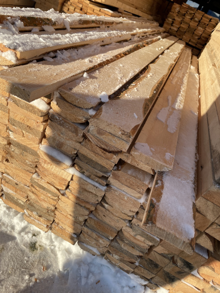 Доска обрезная 25х100х3000 (1-2 сорт)