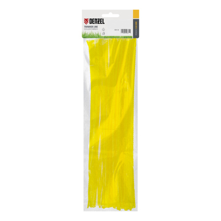 Леска для триммера, "зубчатый квадрат" нарезанная 3 мм х 30 см, 50 шт Flex cord Denzel цена