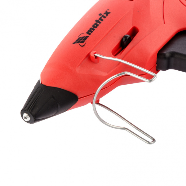 Клеевой пистолет 11 мм, подставка, кейс, 20 (160) Вт, 16 г/мин, регулятор 150-200° Matrix цена