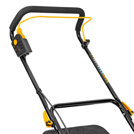 Газонокосилка аккумуляторная бесщет. DLM-460, 460 мм, травосб. 65 л., Li-Ion, 40 В Denzel цена