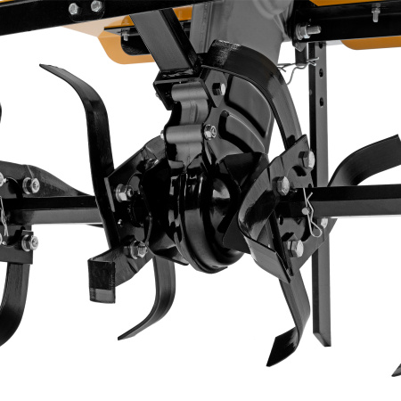 Мотоблок DPT-170SB, 7 л.с., ремен.сцеп, фрез 3х4, ШОМ, без колес, передачи 2В/1Н Denzel