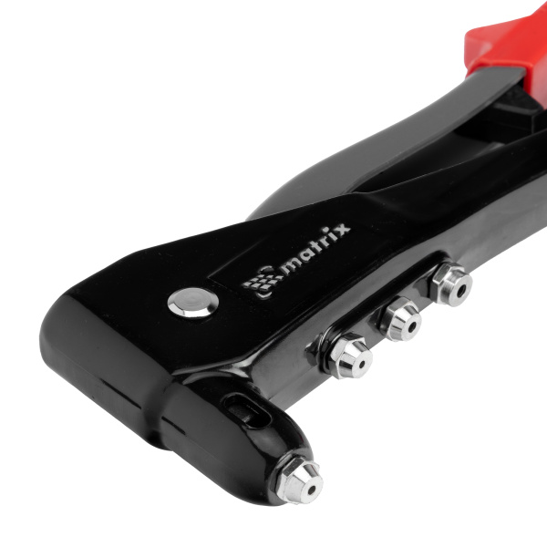 Заклепочник литой, 260 мм, с набором заклепок, заклепки 2.4-3.2-4.0-4.8 мм Matrix цена