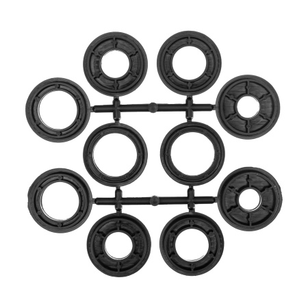 Щетка для точила, 200 мм, посадка 32 мм, плоская, латунированная витая проволока Matrix