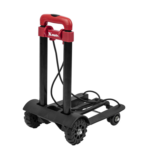 Тележка хозяйственная, складная, 4 колесная, грузоподъемность 40 кг Matrix цена