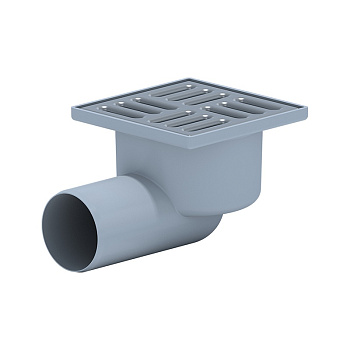 Трап d 50 горизонтальный 100 х 100 мм для внутренней канализации ПОЛИТЭК