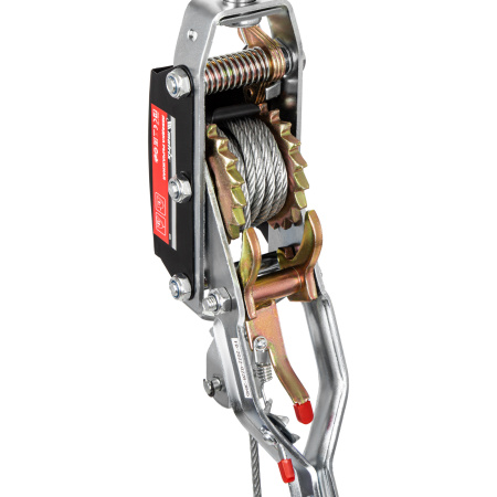 Лебедка рычажная, тяга 4 т, подъем 1.6 т, двойное храповое колесо Matrix цена