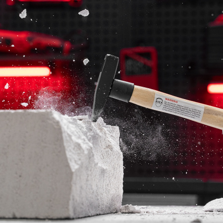 Молоток слесарный, 100 г, квадратный боек, деревянная рукоятка Matrix