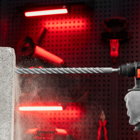 Бур по бетону, 20 x 400 мм, SDS PLUS c крестовой пластиной MATRIX