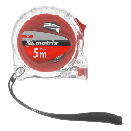 Рулетка Crystal,5 м х 19 мм,корпус из поликарбоната Matrix цена