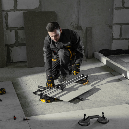 Плиткорез 800х14мм, цельнометал. напр., каретка на подш., стальная станина, рукоятка-пенал Denzel цена