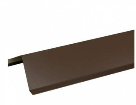 Лист ветровой с полиэстеровым покрытием 2 м цвет коричневый