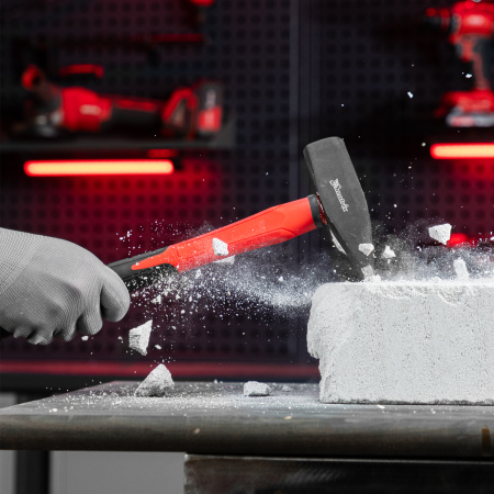 Молоток слесарный optimal, 1000 г, фибергласовая обрезиненная рукоятка, квадратный боек Matrix