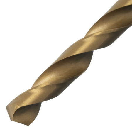 Набор нитридтитановых сверл по металлу, 3-4-5-6-8 мм, HSS, 5 шт, пластиковая коробка, цилиндрический хвостовик Matrix