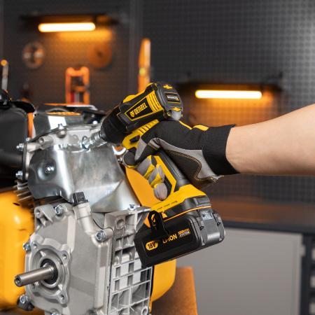 Гайковерт ударный аккумуляторный бесщет CIW-IB-300, Li-ion, 18В, 300Нм Denzel