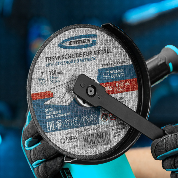 Круг отрезной по металлу, 180 х 2 х 22,2 мм,, WA46TBF// Gross