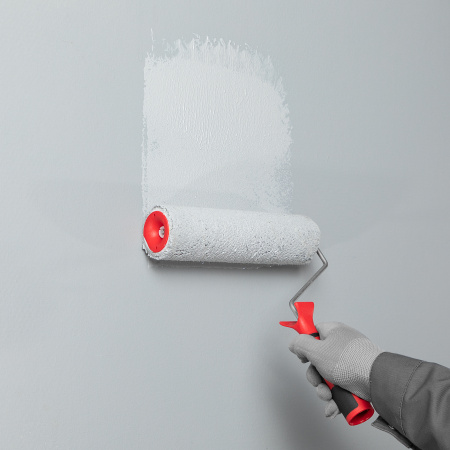 Валик для внутренних работ синтетический, с двухком.ручкой, 250 мм, ворс 12 мм, D 48 мм, D ручки 6 мм, полиакрил Matrix цена