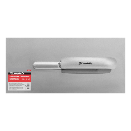 Гладилка из нержавеющей стали, 280 х 130 мм, деревянная ручка Matrix цена
