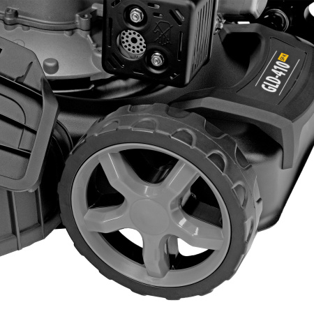 Газонокосилка бензиновая GLD-410SP-K, 150 см3, 41 см, привод, 40 л// Denzel цена
