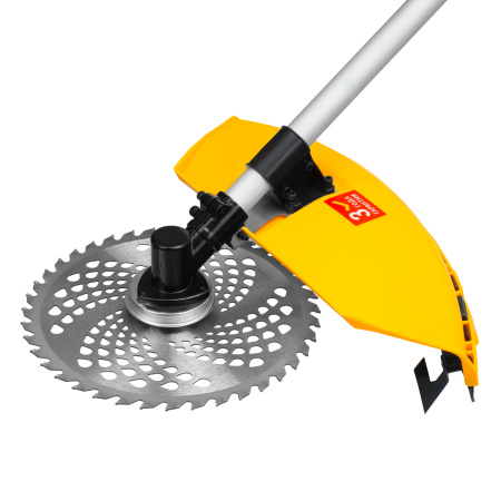 Триммер бензиновый DT-43E, 43 см3, неразъемная штанга, электростартер, состоит из 2 частей Denzel цена