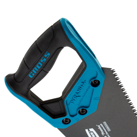 Ножовка по дереву "PIRANHA", 500 мм, 7 TPI, 3D-зуб, тефлоновое покрытие полотна, двухкомпонентная рукоятка Gross цена