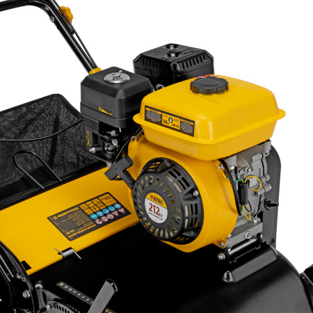 Скарификатор-аэратор бензиновый SAG-400, 212 см3, -15/+10 мм, 40 см Denzel цена