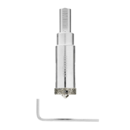 Сверло алмазное по керамограниту, 18 х 67 мм, трехгранный хвостовик Matrix