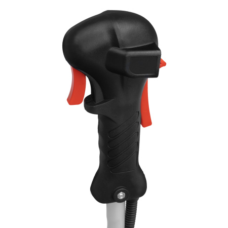 Триммер бензиновый DT-43E, 43 см3, неразъемная штанга, электростартер, состоит из 2 частей Denzel цена