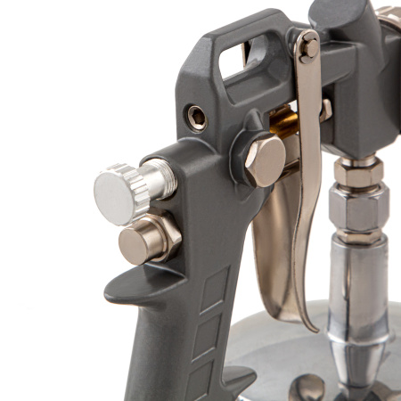 Набор пневмоинструмента, 5 предметов, быстросъемное соединение, краскораспылитель с нижним бачком Matrix цена