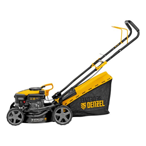 Газонокосилка бензиновая GLD-410-K, 150 см3, 41 см, 40 л// Denzel цена
