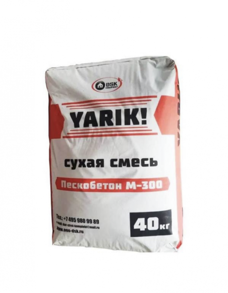Пескобетон М300 Ярик 40кг