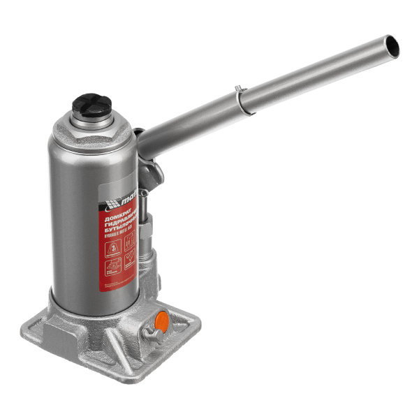 Домкрат гидравлический бутылочный, 3 т, h подъема 178-343 мм Matrix цена