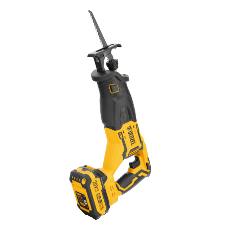 Пила сабельная аккумуляторная бесщет. RS-250, Li-Ion, 20 В Denzel