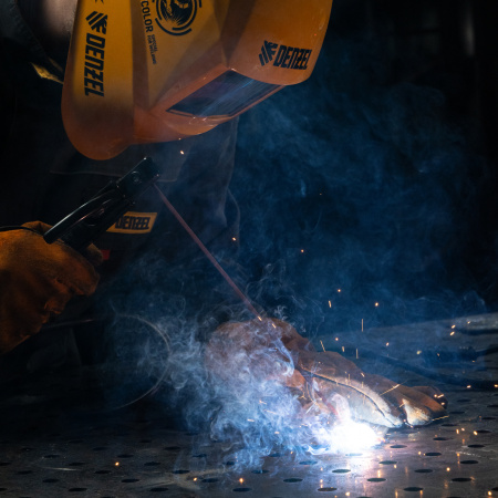 Аппарат инвертор. полуавтомат. сварки  MIG-160, 160 А, ПВ 60%, катушка 5 кг// Denzel