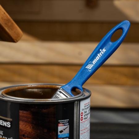 Кисть флейцевая "Водные краски" Color Line  25 x 10 мм Matrix цена