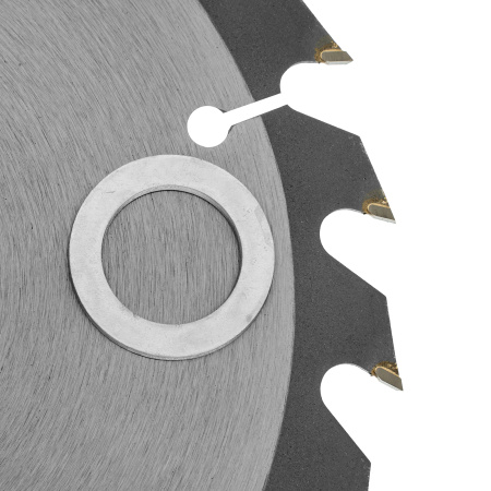 Пильный диск по дереву с гвоздями, ф190 х 30 мм, 24 зубов Denzel