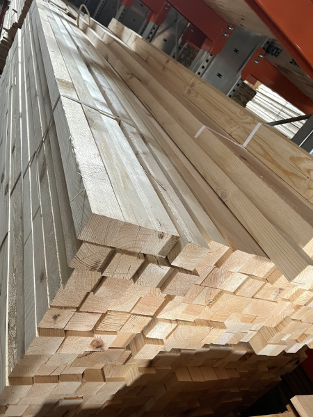 Брусок строганный сухой 50х50х2500 мм Хвоя