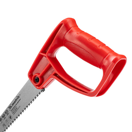 Ножовка по дереву для мелких пильных работ, 320 мм, цельнолитая однокомпонентная рукоятка Matrix цена