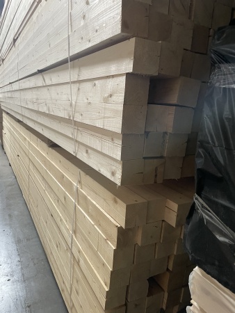 Брус сухой строганный 100х200х6000