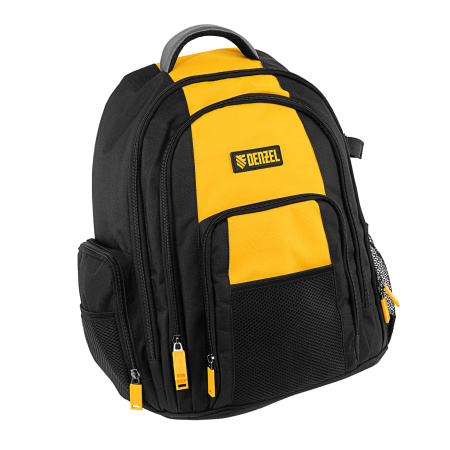 Рюкзак для инструмента, 365х190х430 мм, 3 отделения, 26 карманов Denzel цена