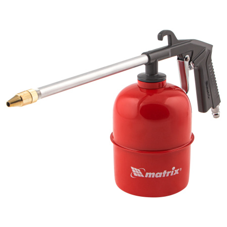 Набор пневмоинструмента, 5 предметов, быстросъемное соединение, краскораспылитель с верхним бачком Matrix цена
