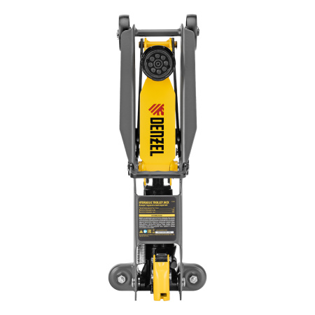 Домкрат гидравлический подкатной, 2 т, 135-385 мм Denzel цена