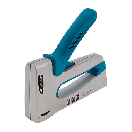 Степлер мебельный, алюминиевый корпус, регулировка удара, тип скобы: 13, 53, 300, 6-16 мм Gross цена