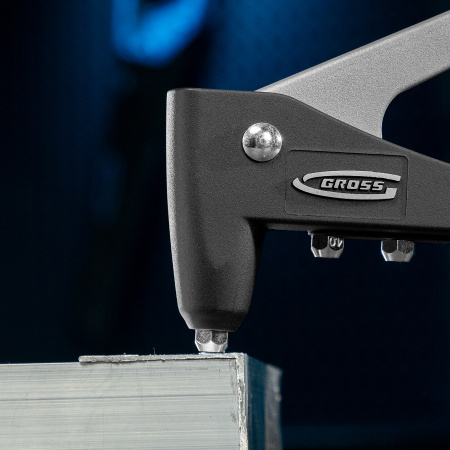 Заклепочник литой, заклепки 2.4-4.8 мм Gross цена