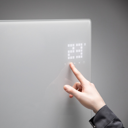 Конвектор электрический OptiPrime-2000, Wi-Fi, тачскрин, цифровой термостат, 2000 Вт Denzel