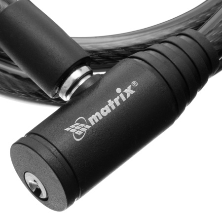 Замок тросовый универсальный, 10 х 960 мм Matrix цена